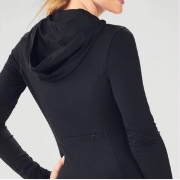 Nara Half Zip Hoodie - Black - Picture 2 of 3